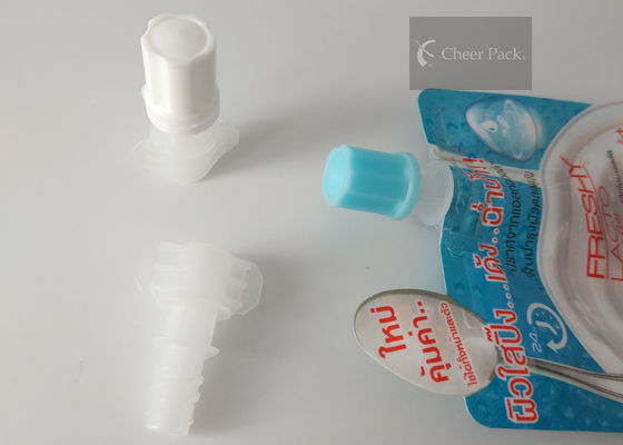 小さいのためのプラスチック ノズル カバー ベビーフードの袋の上は袋を立てます