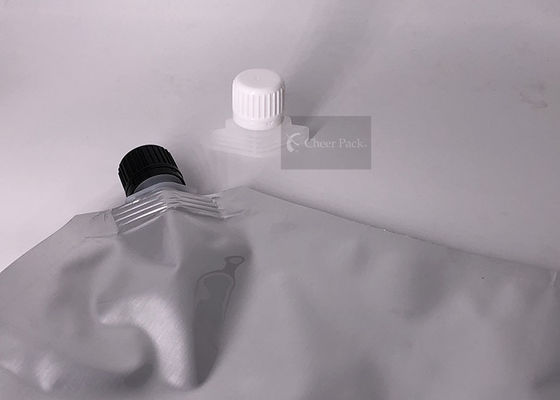 白くか黒い色のPEの物質的な口の帽子のヒート シールの洗濯洗剤袋