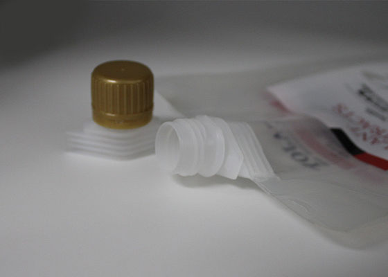 PEの腐食証拠のプラスチックは自動車ガラス磨きスプレーのパッケージ袋のための口の帽子を注ぎます