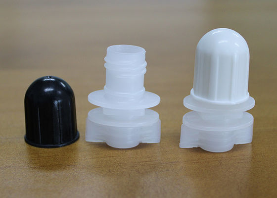 PPのプラスチックは正方形の最下袋の楕円形の形のための口の帽子の上12mm Diaを注ぎます
