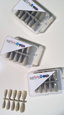 品質  Lady French Style Artificial False Nails Half Tips And Full Cover False Nail Tips 工場