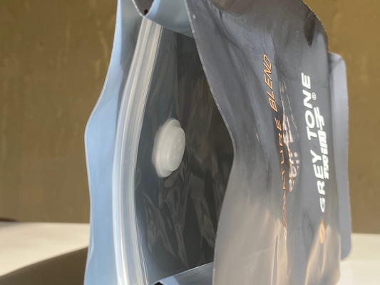 品質  Customized Printed Zipper Stand Up Pouch 250g 500g Coffee Bag With Valve Plastic Packaging Aluminum Foil Bag 工場