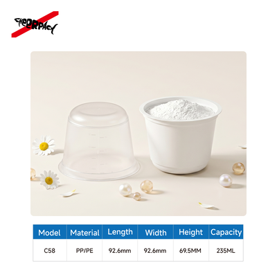 品質  Beauty Mixing Bowl Cosmetic Tools Individually Packaged Mask Powder Mixing Bowl Comes with Scale 工場