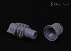 プラスチック ビンの王冠の生産の工場を包む喝采の概観