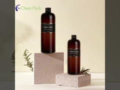 液体体洗浄用のローションポンプボトル 16オンス クリアホワイトペットプラスチックシャンプー