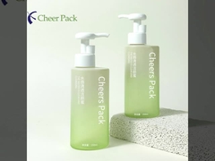 新しいデザイン 化粧品容器 150ml/500ml 皮膚ケアパッケージ ローション付きホワイトグラデント PETボトル