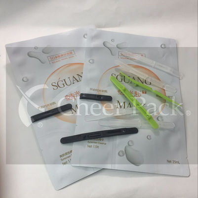 マスク袋のための黒いポリ袋クリップは、プラスチック シール カスタマイズされるサイズを切ます