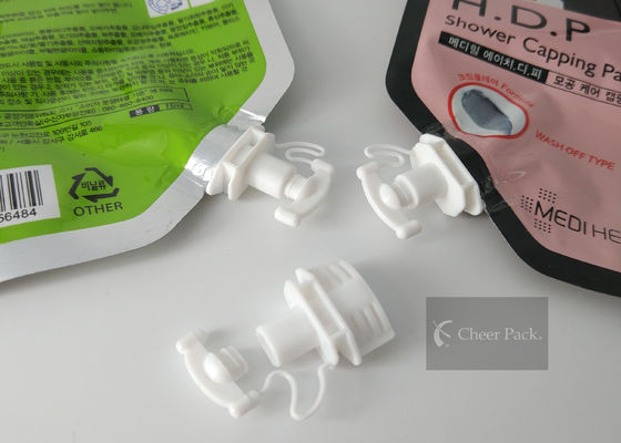 白い保証プラスチックねじれの口の帽子22Mmのヒート シールのサイズ、利用できるOEM/ODM