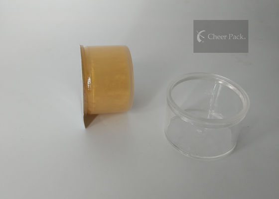 明確で小さい円形の明確なプラスティック容器の食品等級物質的で透明な色