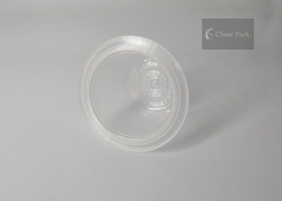 チョコレート粉の包装のための透明な小型円形のプラスティック容器49mm Dia