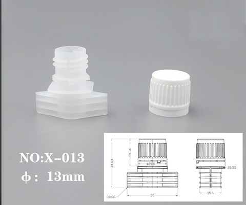 PE素材 プラスチック製 スプートキャップ 内径13mm 調味料 糖果汁用