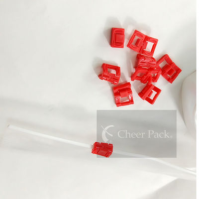 5つのポリ袋、袋のジッパー ロックのためのキログラムPPのジップ ロック式のジッパーの赤い色