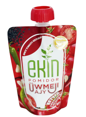 食品グレード スタンドアップポーチ 150ml 250ml 辛口ソース ケチャップ 液体パッケージ 吸入ノズル ドイパック スタンドスプート