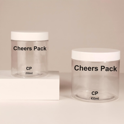 人気 食品 グレード 透明な PET プラスチック 瓶 螺旋 LIDS