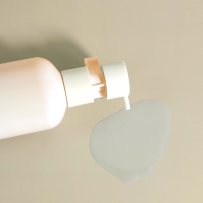 250ml フリップトップキャップ HDPE プラスチックシャンプー ベビーケア ピンクボトルローションポンプ 化粧品パッケージ用