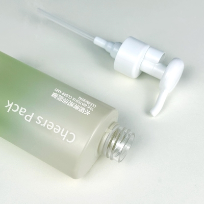 新しいデザイン 化粧品容器 150ml/500ml 皮膚ケア 包装 ローションポンプ付き 白色グラデント PETボトル