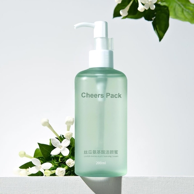 緑色 贅沢 50ml 100ml 450ml 丸い プラスチック 化粧液 ボトル PP 素材 プレスポンプ 圧縮ボトル 皮膚ケア シャンプー