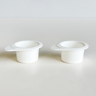 クリームローション用のアルミホイル蓋付きの12mlPP化粧品カップ