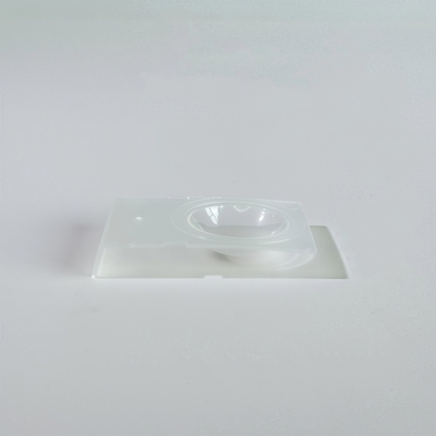 使い捨てPPプラスチックカップ 0.2g容量 アルミ箔蓋付き