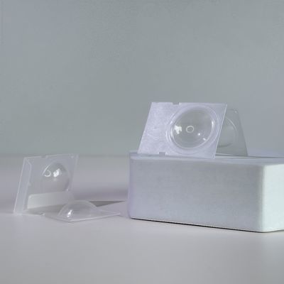 使い捨てPPプラスチックカップ 0.2g容量 アルミ箔蓋付き