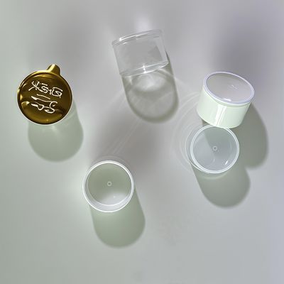 食品包装用40ml PP PSプラスチックカップ、アルミ箔蓋付き