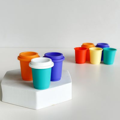 Disposable Plastic PP Cup with 18ml Capacity and 35*35*41mm Diameter for Food Packaging with 50000 MOQ