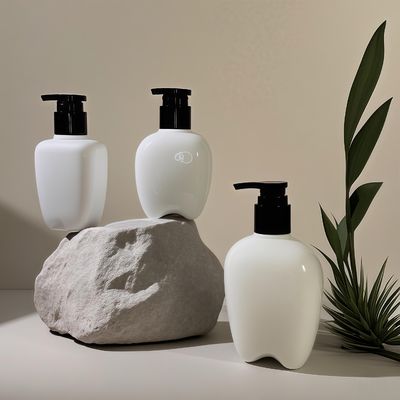 100-250ml 歯の形 プレスポンプ付き プラスチックボトル 手洗い用 ヘアローション ハンドサニタイザー オーダーメイド ロゴ