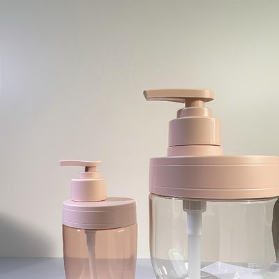 精油シャンプーとローションのためのプレスポンプ付き400ml500mlPETプラスチック化粧品ボトル