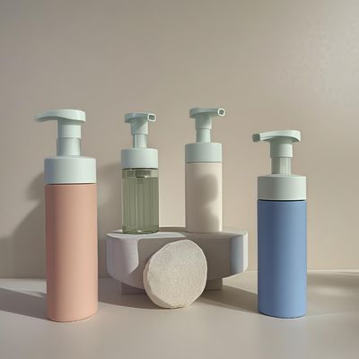 100ml 120ml 160ml プラスチック化粧品ボトル PETボトル シャンプー ローション ボディウォッシュ用 プレスポンプとカスタムカラー