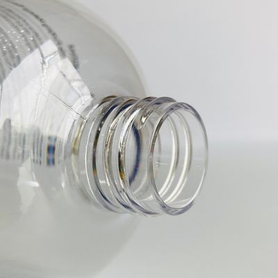 シャンプーとボディウォッシュ用のフリップトップキャップ付きカスタム印刷されたPETプラスチックシリンダーローションボトル