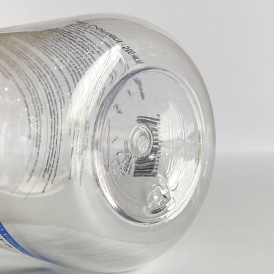 シャンプーとボディウォッシュ用のフリップトップキャップ付きカスタム印刷されたPETプラスチックシリンダーローションボトル