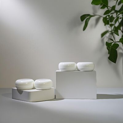 20ml 40ml プラスチック フラット 丸い クリーム クリーム ローション 製品