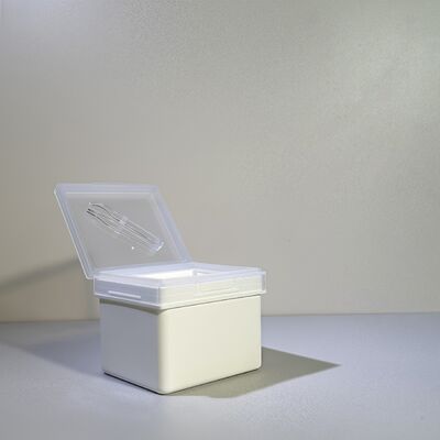 200枚 皮膚ケア コットン ラインナー 食品級 プラスチック容器 OEM/大量化粧品ブランド向け