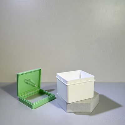 200枚 皮膚ケア コットン ラインナー 食品級 プラスチック容器 OEM/大量化粧品ブランド向け