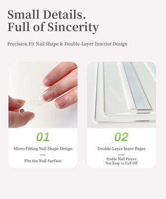 切断可能な透明アクリル磁気ネイルアートディスプレイボード 120/180/240 カラーブック ジェル製のネイルチップのためのプラスチックツール