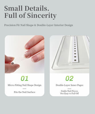 プロフェッショナル 取り外し可能 アクリル シングル マグネット ネイルアート ディスプレイボード スクエア 120/180/240 グラデーションカラー プラスチックツール ネイル用