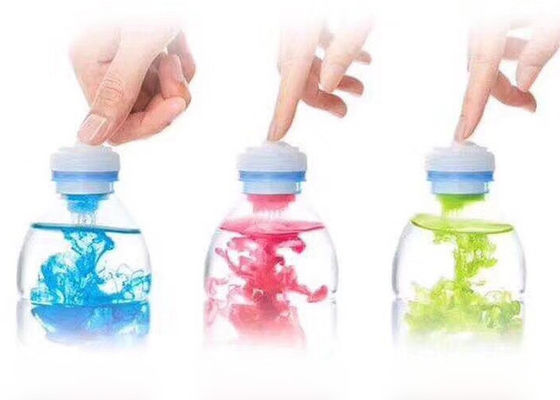 飲料の粉の包装のための透明で創造的な出版物のタイプ プラスチック ビンの王冠