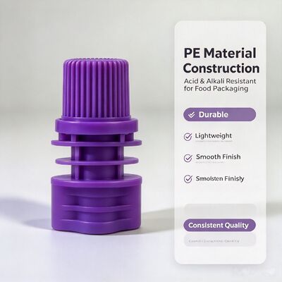 8.6mm インナー・ディア PE プラスチックスクリューキャップ 持ち運び可能な耐久性のあるスプートカバー