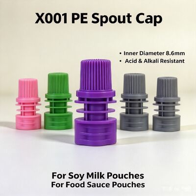 8.6mm インナー・ディア PE プラスチックスクリューキャップ 持ち運び可能な耐久性のあるスプートカバー