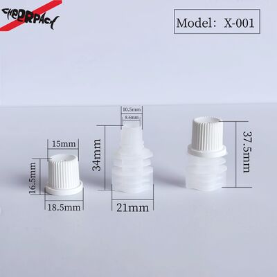 8.6mm インナー・ディア PE プラスチックスクリューキャップ 持ち運び可能な耐久性のあるスプートカバー