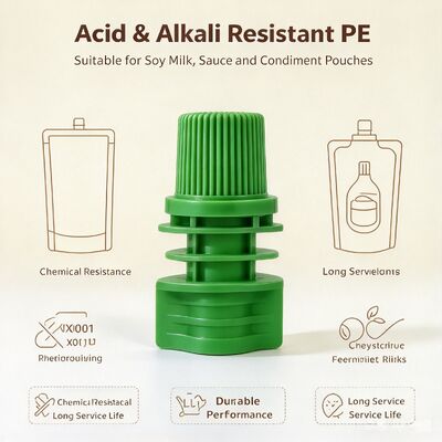 8.6mm インナー・ディア PE プラスチックスクリューキャップ 持ち運び可能な耐久性のあるスプートカバー