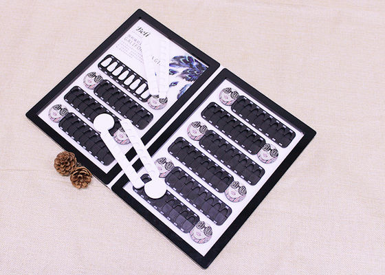 アクリルの釘のゲルのポーランド人の表示本のためのモザイク マニキュアの釘色カード表示板の付属品