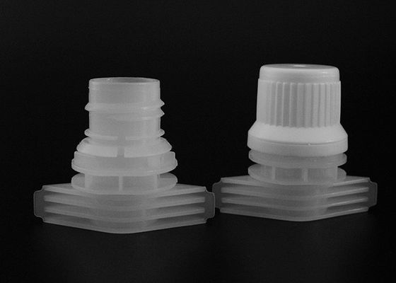 Dia 15mmの非可塑剤PPのPEのプラスチックはベビーフードの袋のための口の帽子を注ぎます