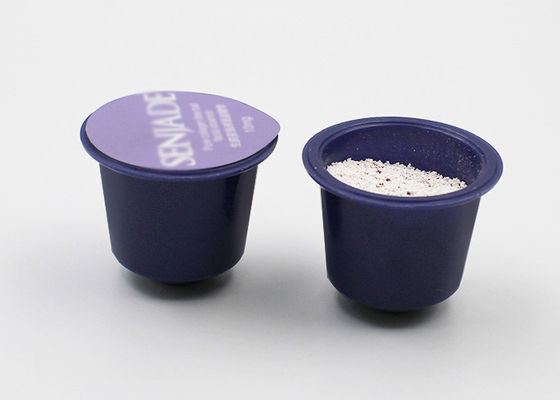 Nespressoのミルクによって風味を付けられる粉/飲み物のための小型コーヒー ポッドのカプセルはシーリング フィルムが付いているパッキング カプセルを粉にします