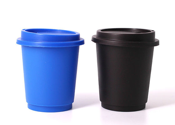 Decafeのブレンドの組合せのエスプレッソのための青いインスタント コーヒーのプラスチックの箱のオフセットの印刷物の出版物のロゴ