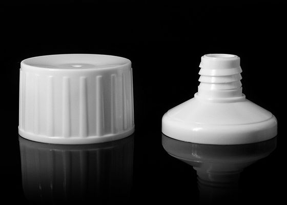 プラスチック円形の管の頭部顔の洗剤/化粧品の柔らかいクリーム色のローションの管のための35mm