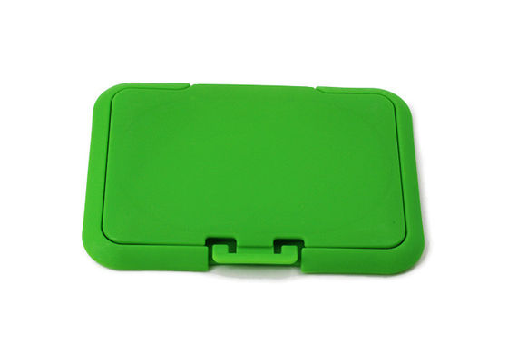 緑のプラスチックぬれたティッシュのワイプ箱フリップ上の帽子の長さ79.5mm