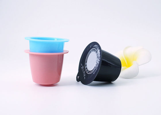 着色された空のプラスチック再使用可能な7mlコーヒー カプセルのポッド